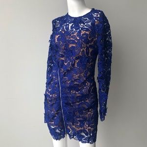 Women's Self Portrait Blue Lace dress